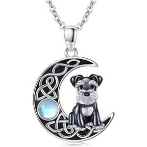 925 Sterling Silver Dog/Stethoscope Necklace